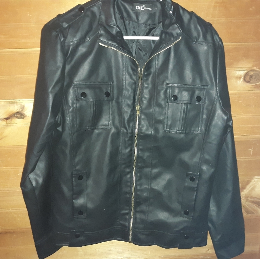 CNC Homme genuine leather jacket.